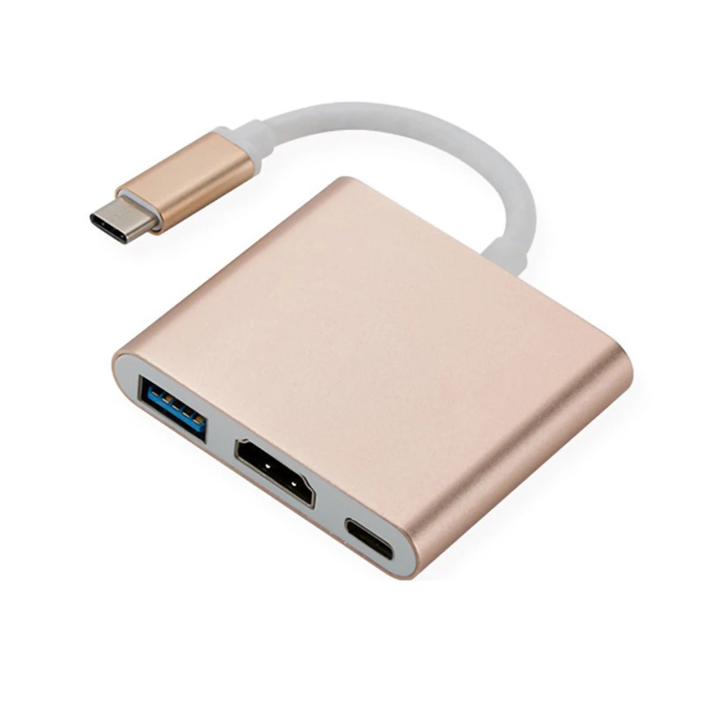 

Адаптер для подключения и воспроизведения аудио и видео, USB Type-C, HDMI, 30 Гц