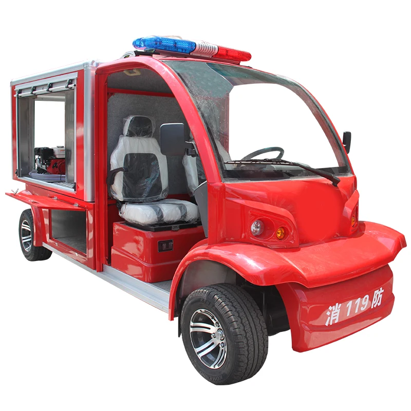 Электрический универсальный автомобиль четырехколесный пожарный мотоцикл с