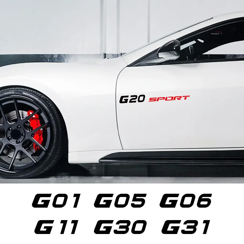 2 Шт. Спортивные Наклейки На Дверь Автомобиля Для Bmw G Серии G30 G20 G31 G32 G38 G21 G28 G12 G14 G15