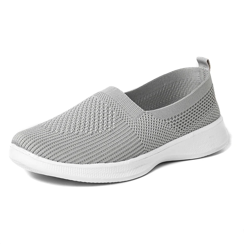 

Женские кроссовки без шнуровки, на плоской подошве