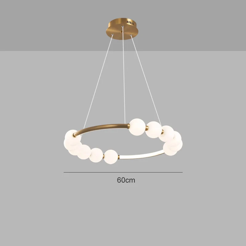 

Круглая люстра LASHA с бусинами Будды