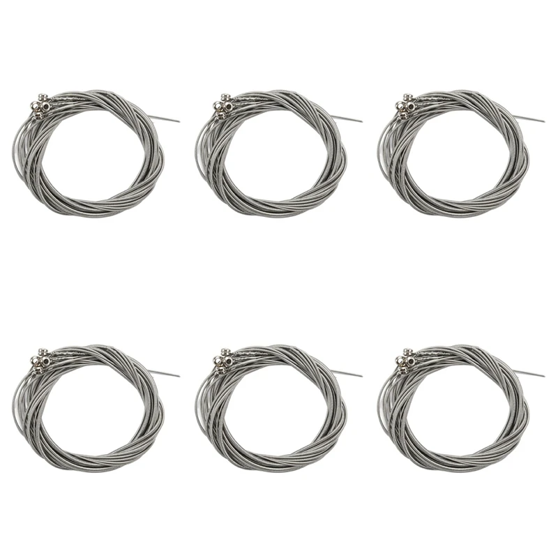 

24 Pcs Stainless Steel Bass Strings Bass Guitar Parts Guitar String Silver Plated Gauge Bass Guitar Music Accessories