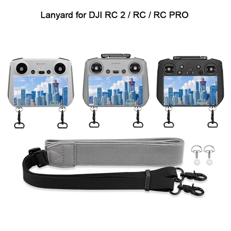 Ремешок из искусственной кожи Wwitoby для DJI Mini 4 PRO/Mini 3 PRO/AIR 3S RC2/RC PRO