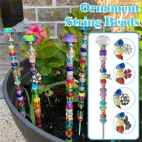 10pcs colorful beads lot beaded stakes garden decoration for diy jewelry craft bracelet necklace women shoelaces outdoor decor