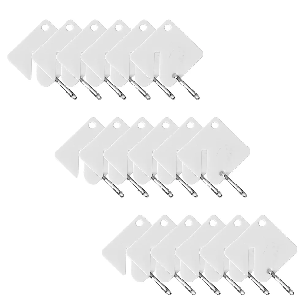 

60 шт., ярлыки для ключей с металлическими кольцами