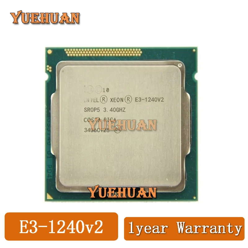 

Intel Xeon E3-1240v2 E3 1240 V2 8M Cache 3.40 GHz SR0P5 LGA1155 E3-1240-v2 CPU Processor free shipping E3-1240V2