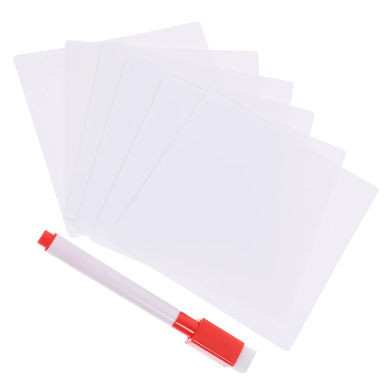 

Blank Stickers Easy Reuse White Board Memo Erasable Adhesive Notes 10.2X10.2X0.2CM Whiteboard Film Dry Erase Reusable Labels