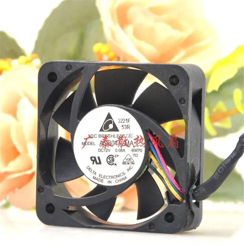 Фото Вентилятор охлаждения ASB0412MA 4CM 4010 12V 0.08A, 4-проводной, бесшумный, с гидравлическим приводом №3