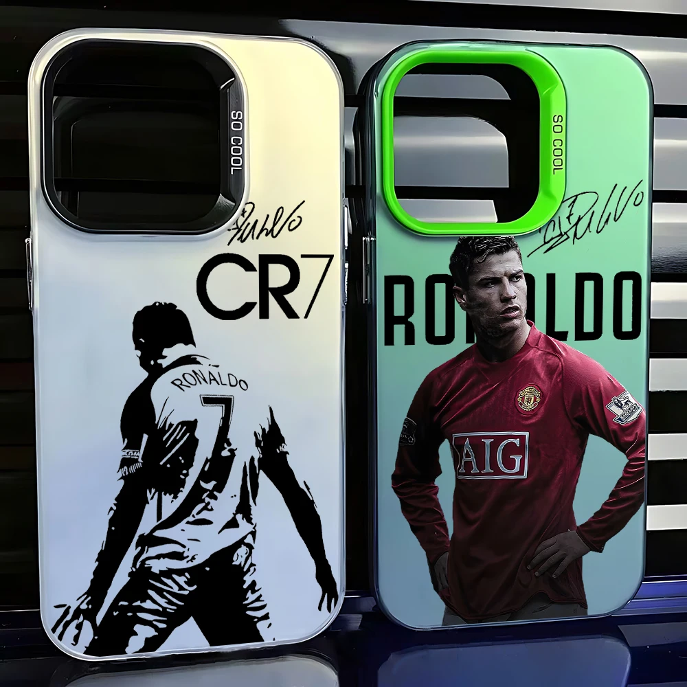 Фото Чехол для телефона Famous Football players C-CR7 для Xiaomi Mi 14T 14 13 12 12T 11 Lite Poco X7 X6 F7 F6 X5 F4 GT Pro 4G 5G Back Cover №2