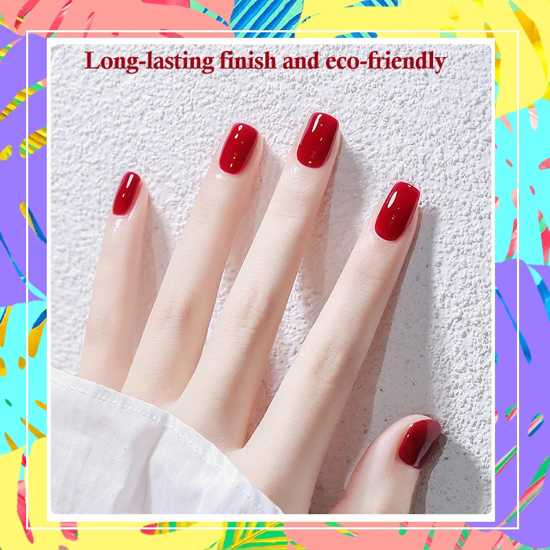 Nail Gel Polishes Quick Dry Gel Nail Polish Painting Nail Art Diy Finger Nail Polish Red Pink White Black Purple Gifts for Women images - 6