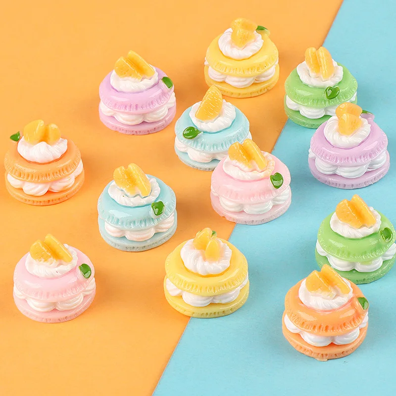 

10 шт. кавайные 3D Мини смолы Сияющие круглые подвески для торта с плоской задней стороной кабошоны фигурки поделки украшения Миниатюрные аксессуары «сделай сам»