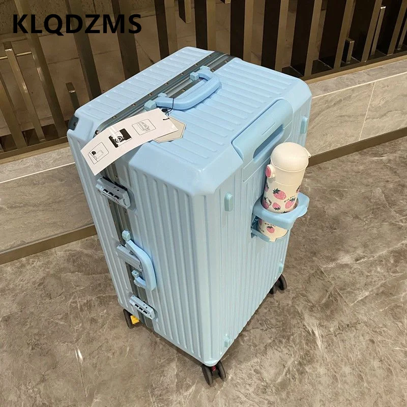 Новый чемодан KLQDZMS 22 &quot24&quot 26 &quot28&quot 30 дюймов большая вместимость тележка Женский