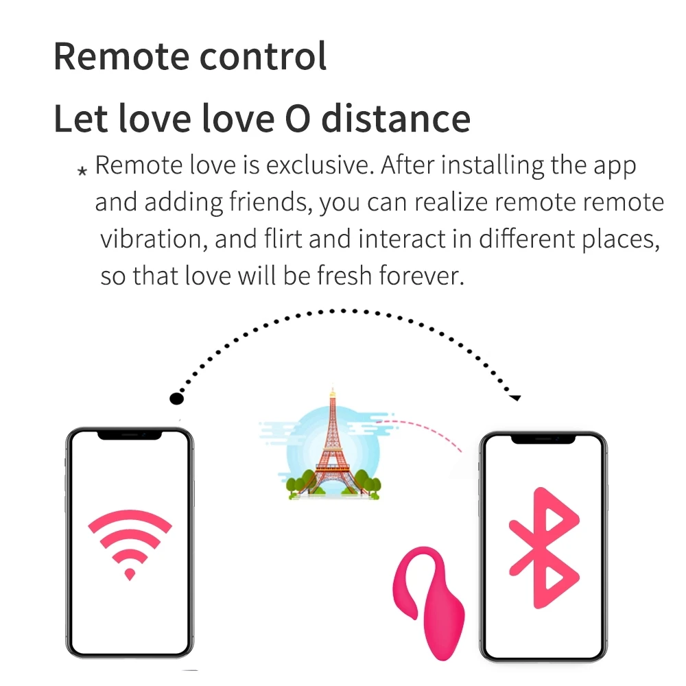 Вибраторы Bluetooth для женщин тихие вибрирующие яйца подключенные к смартфону