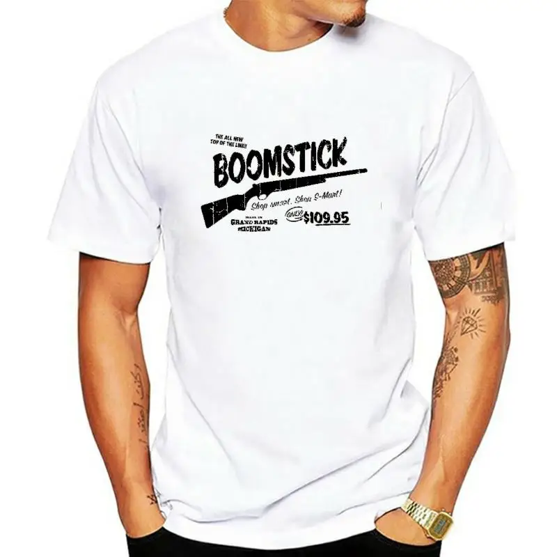 Футболка Evil Dead BoomStick с культовым дизайном в стиле кино и телешоу ручным принтом