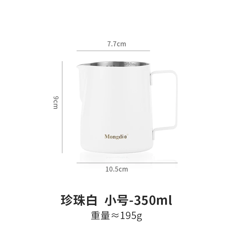 

R 350ml/450ml Milk Frothing Pitcher Cup 304 Stainless Steel with Measurement Inner/Marke Coffee Espressol Milk Frothing Pitcher