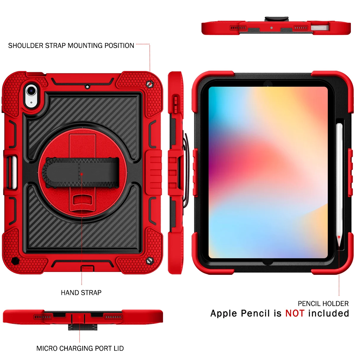 Планшетофон для IPad 10 9 дюйма 2022 поколения A2757 A2777 A2696 чехол с поворотным