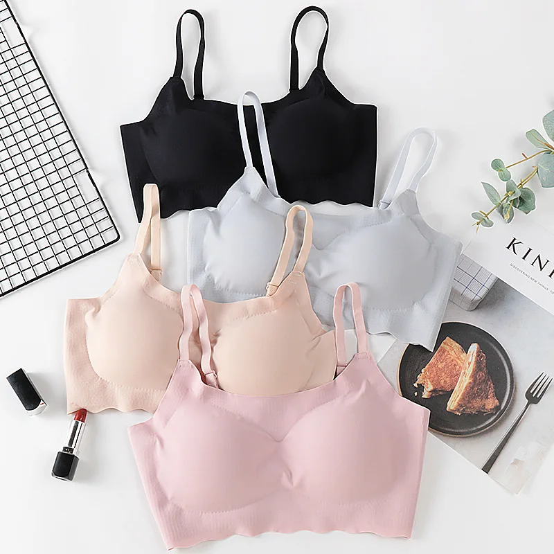 

Seamless Bra for Women Underwear Push Up Lingerie Wire Free Bra Thin Latex Breathable Female Invisible Breathable Brassiere