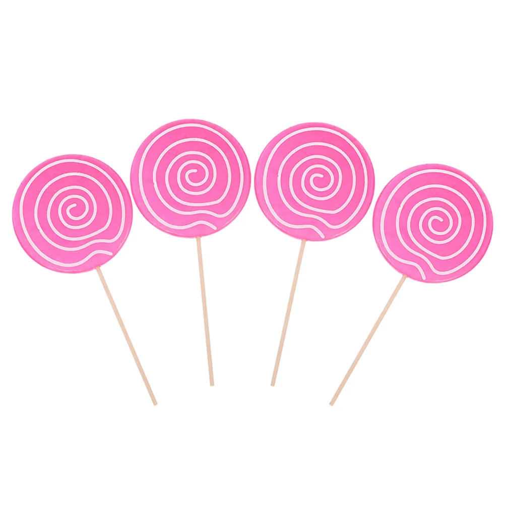 4 шт. имитация леденца поддельное украшение для еды конфетное рождественские