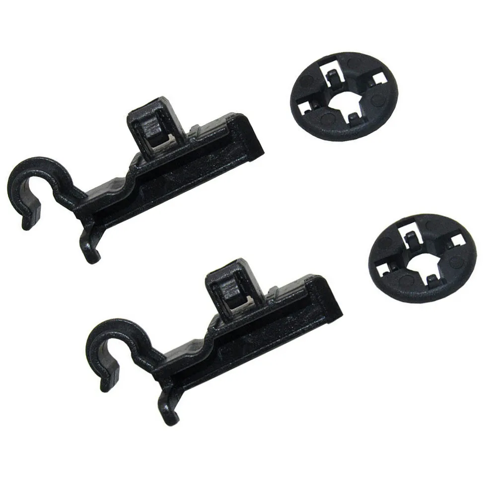 

Clamp Clips 53452-02060 Accessories Parts Rod Clips Stay Holder 2 Set Black Bonnet For Toyota Grommet Practical