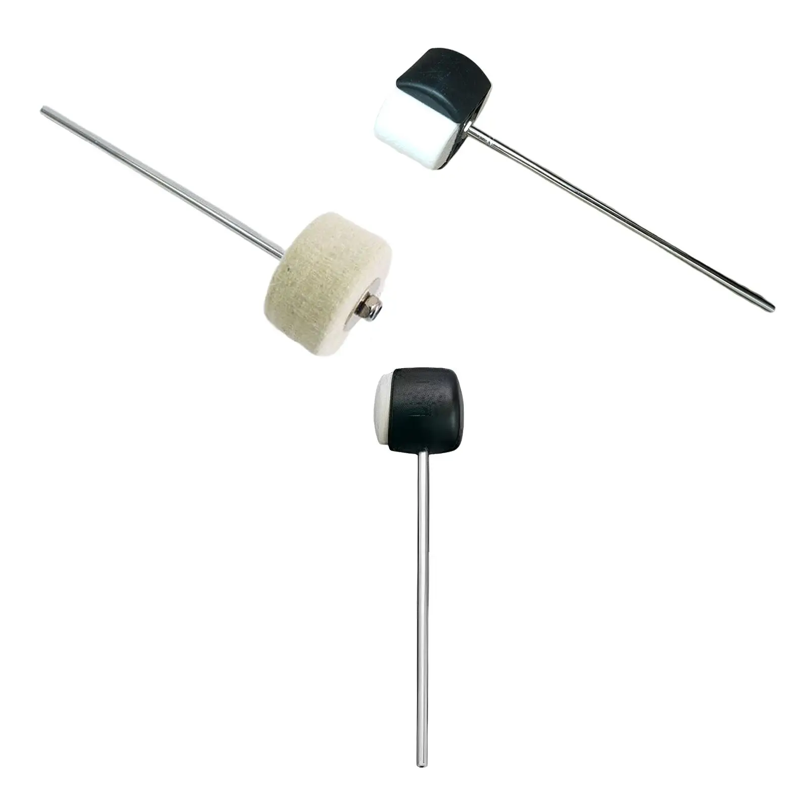 

Professional Bass Drum Beater Lightweight Metal Shaft Bass Drum Pedal Mallet