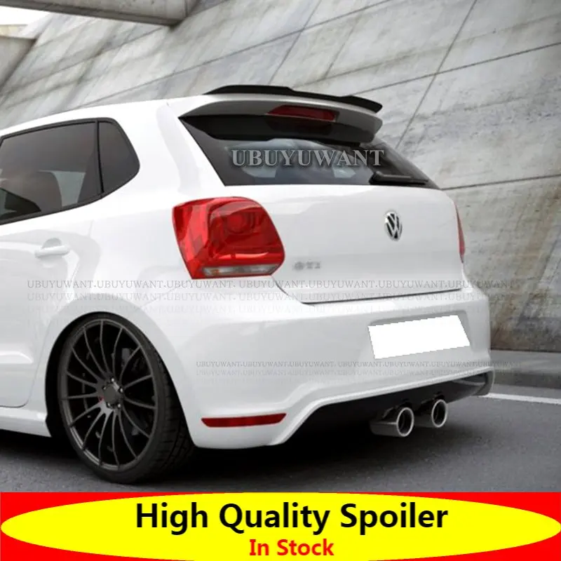 

Задний спойлер на крышу UBUYUWANT для VW POLO MK5 GTI/R-LINE, спойлер на крыло для Polo MK5 6R 6C, пластиковые задние Спойлеры из АБС-пластика