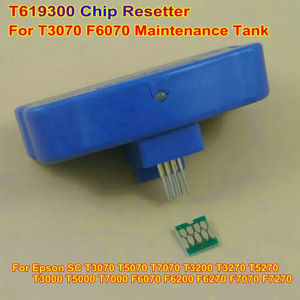 T7070 T3200 Устройство сброса чипа танка T 619300 Сброс обслуживания отработанных чернил