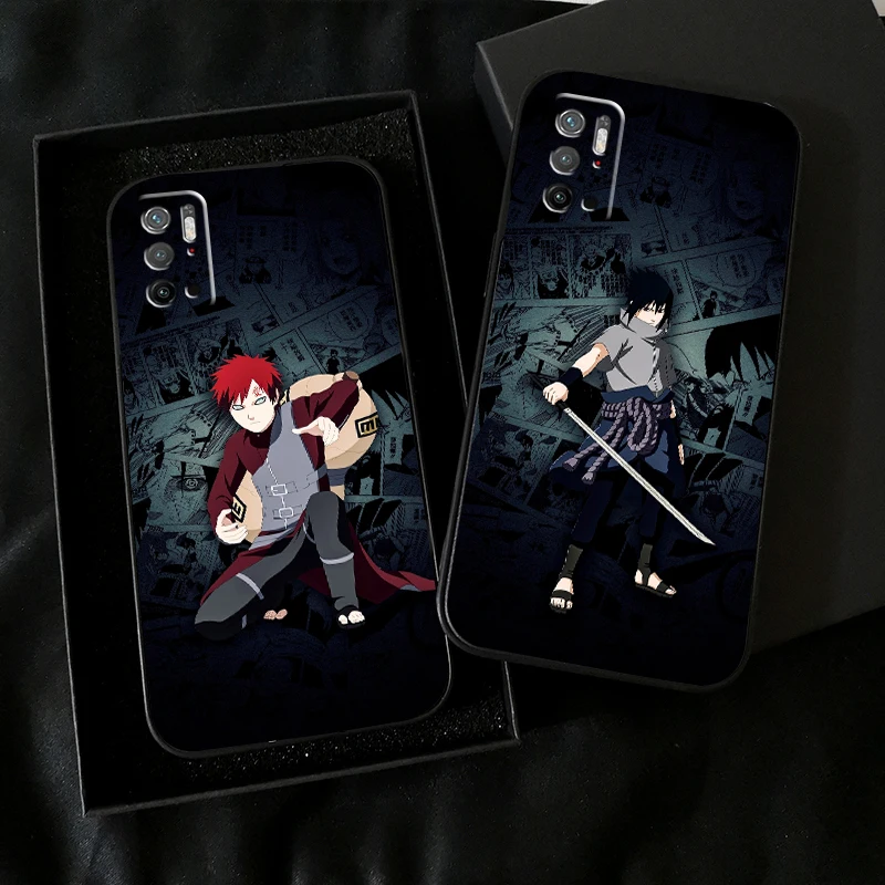 

Anime Uchiha Sasuke Naruto For Xiaomi Poco X3 PRO NFC POCO M3 M3 Pro 5G X3 F3 GT Phone Case Carcasa Soft Liquid Silicon Funda
