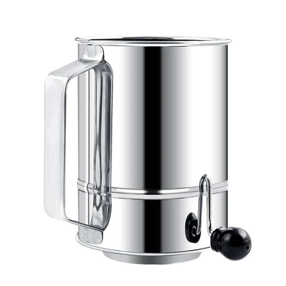 

Stainless Steel Flour Sieve Home Strainer Mesh Portable Sifter Pastry Sifting Cake Baking Filter Fine Handheld