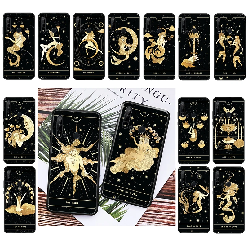 

Divine Feminine Tarot Phone Case For Huawei P50 Pro P30 P40 Lite P40Pro P20 lite P10 Plus Mate 20 Pro Mate20 X