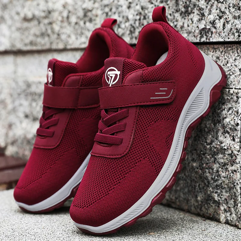 

2023 Spring Autumn Breathable Lace-Up Women Vulcanized Shoe Walking Sneaker Fashion and Comfortable Outdoor Shoes Sneakers Women