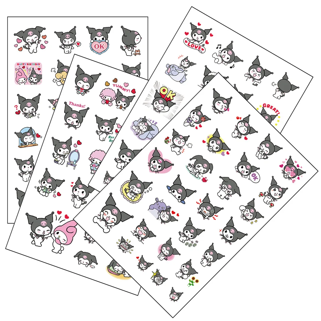 

4 шт., водонепроницаемые наклейки с рисунком