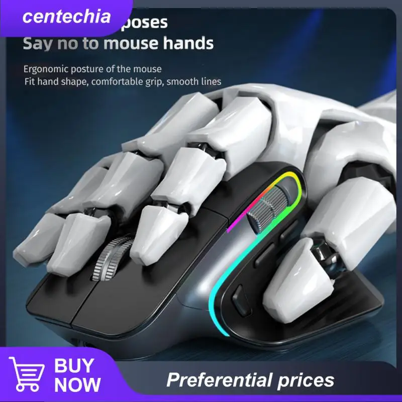 

Ergonomic Mouse The Left And Right Buttons Use Bass Micro Switches Smooth Lines Wireless Mouse Silent And Undisturbed