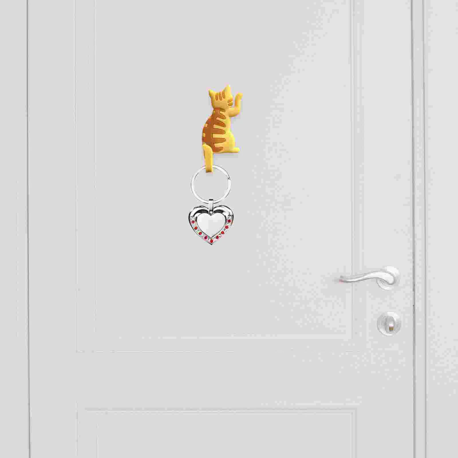 5 шт. магнитный крючок для кошек компактные крючки мультяшные магниты на