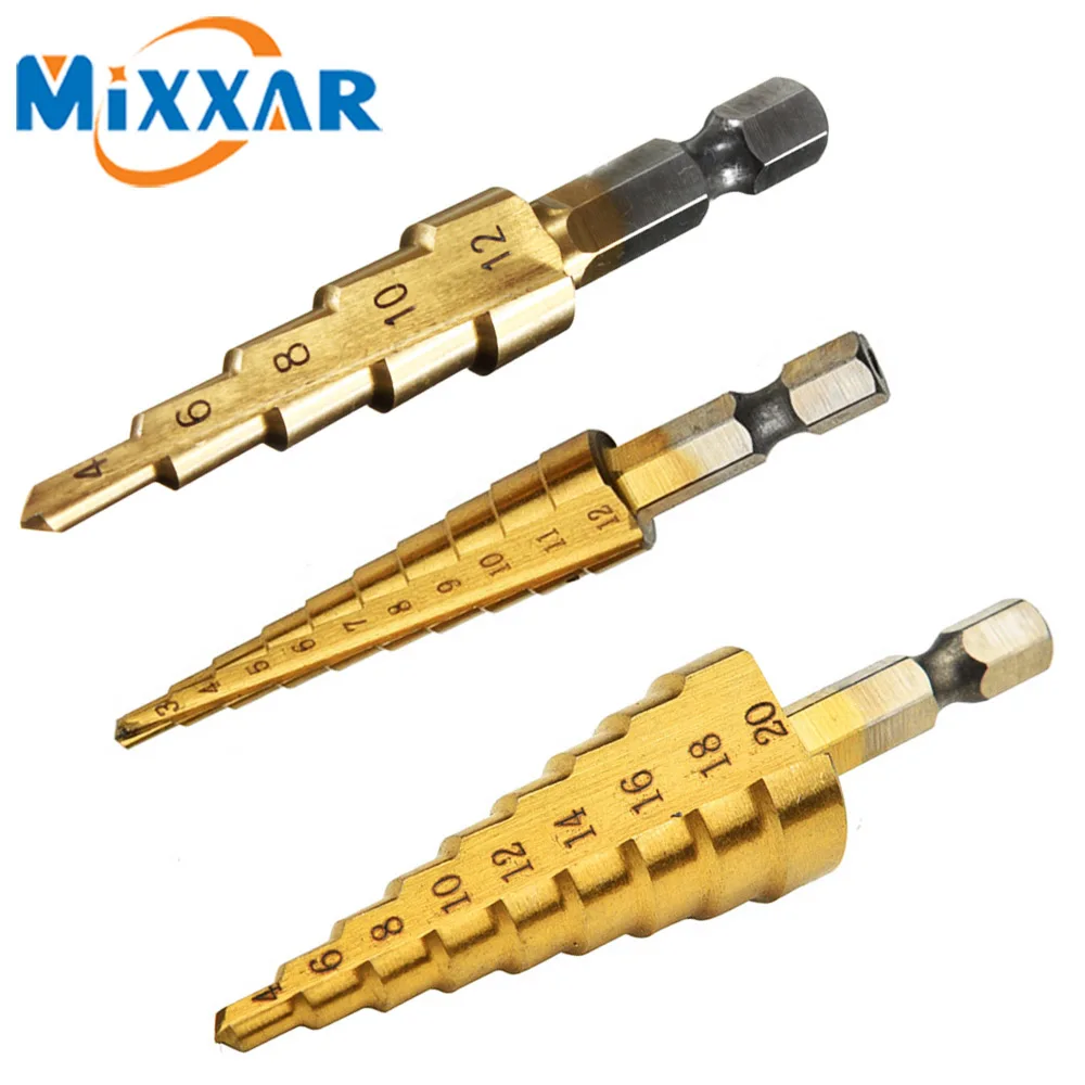 

Сверло из высокоскоростной стали с титановым покрытием, 3 шт.