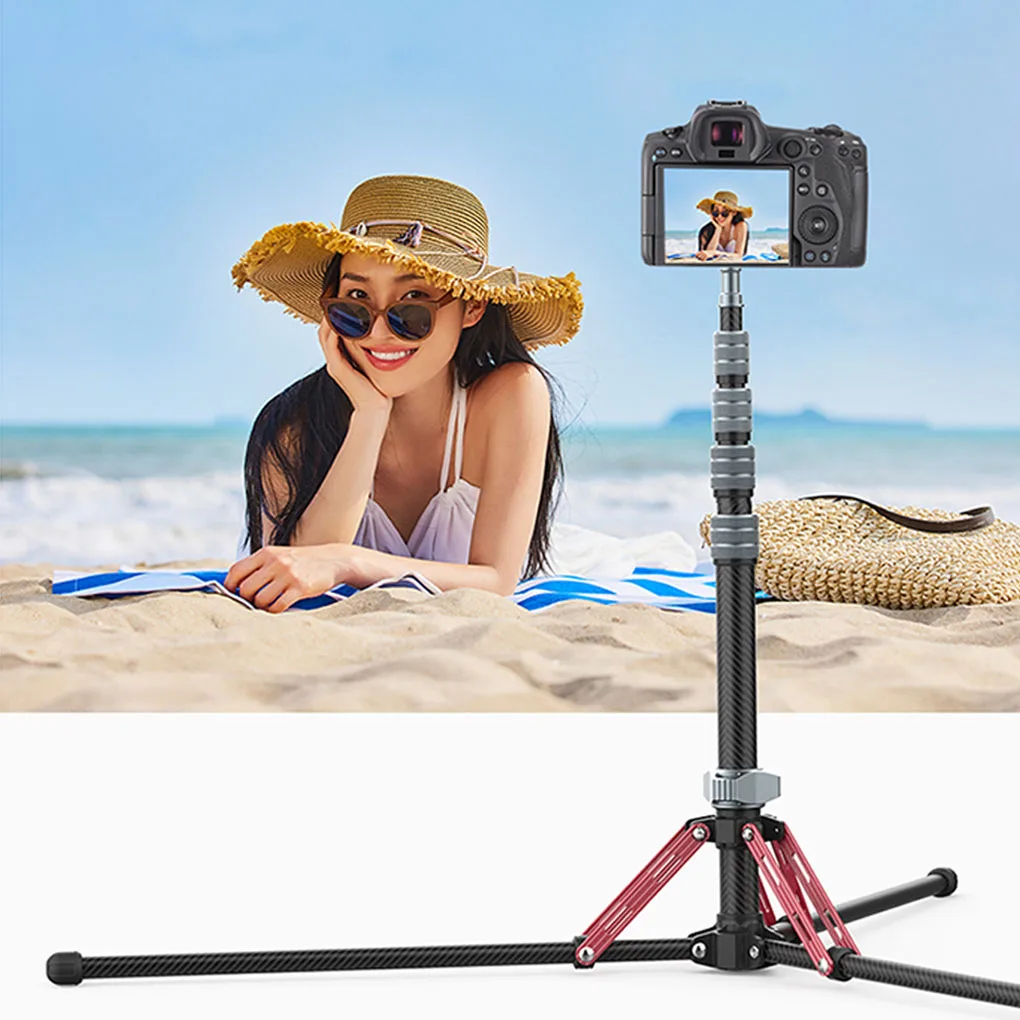 

Tripod Removable Holder Practical Bracket Wear-resistant Foldable Extend Tripod Stand with Detachable Monopod Camera