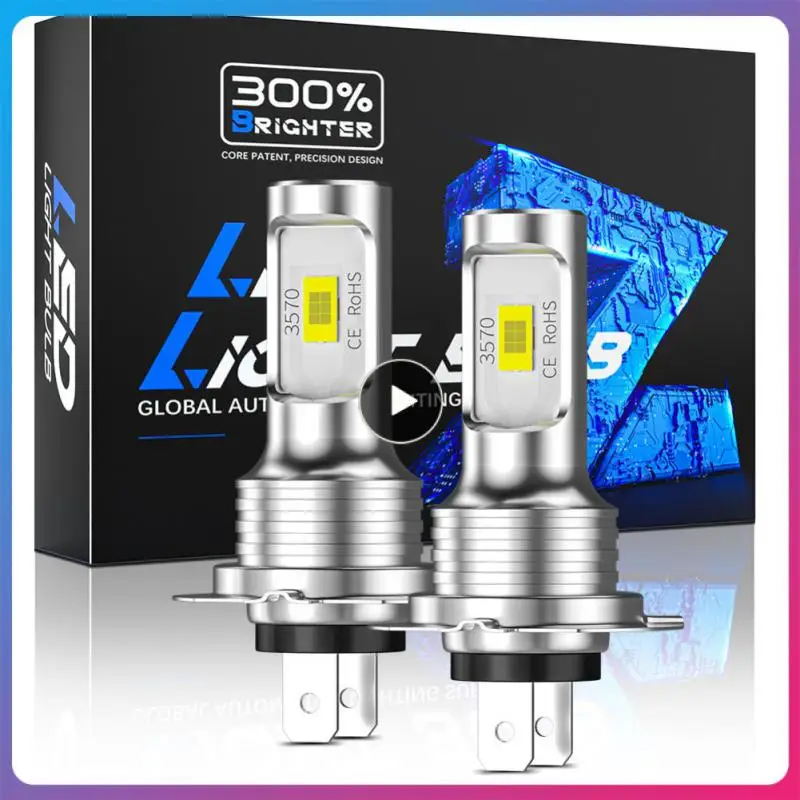 

Car Led Fog Lights Universal Energy Saving Led Bulbs H4 H7 H8 H11 9005 9006 Drl Daytime Running Lamp Car Fog Lights Super Bright