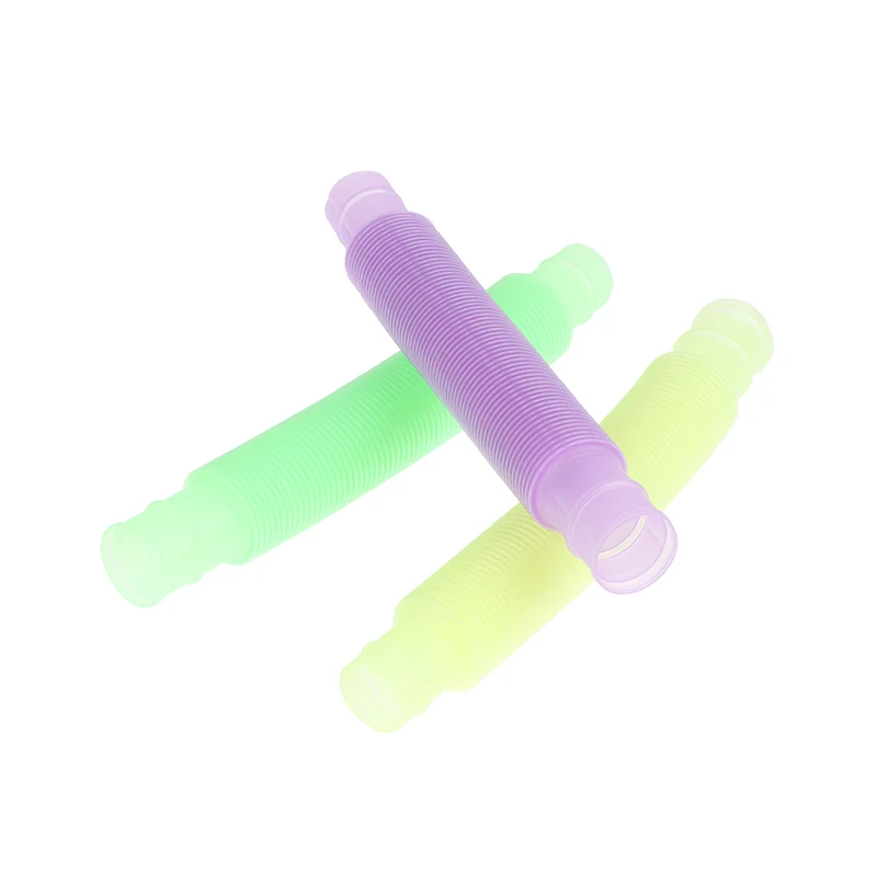 5 шт. мини-поп-трубки светящаяся игрушка для декомпрессии телескопическая трубка