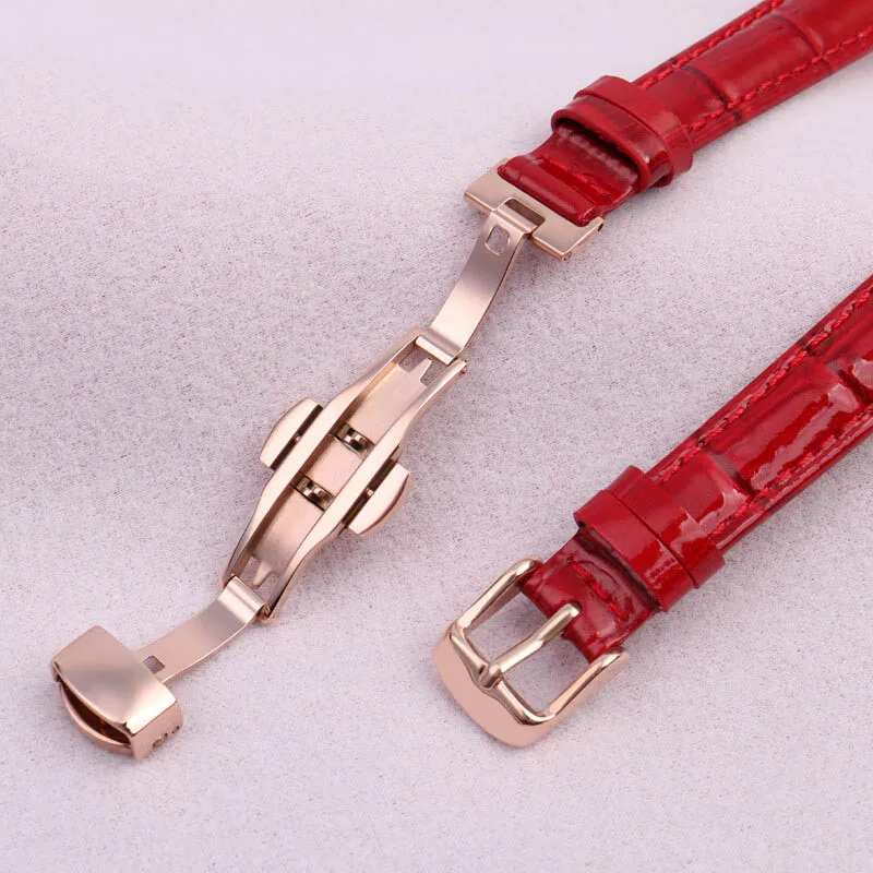 Красный женский браслет с ремешком для Casio Armani CK CITIZEN Tissot DW Fossil Series универсальный