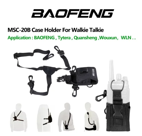 MSC-20B Портативный двухсторонний радиоприемник нейлоновый чехол совместимый с