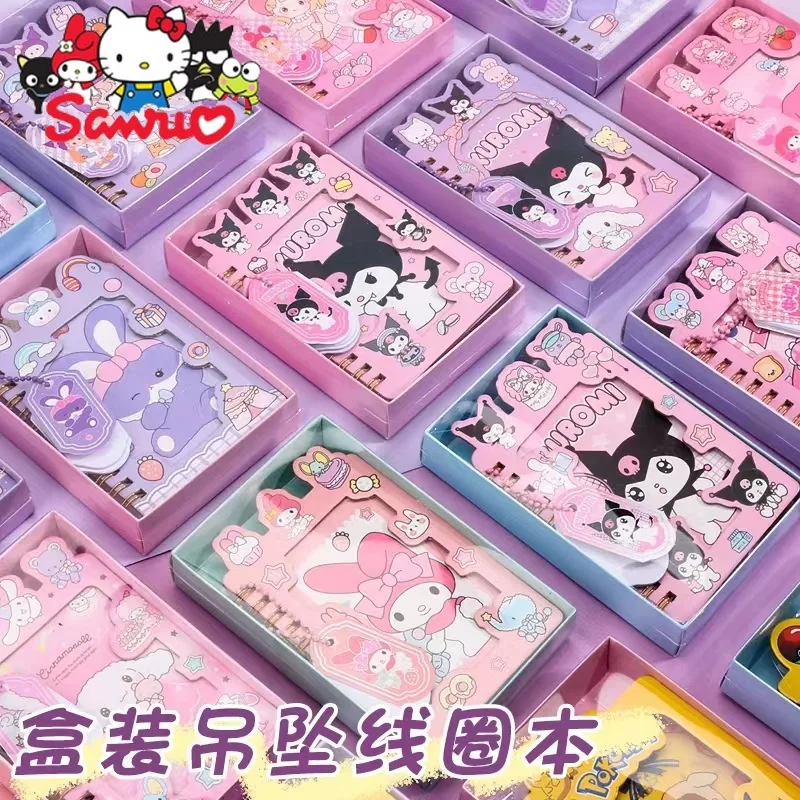 

Sanrio Melody Kuromi Hello Kitty Cinnamoroll Pochacco Modeling Coil Book Good-looking Cartoon Book Handbook Notepad Notebook