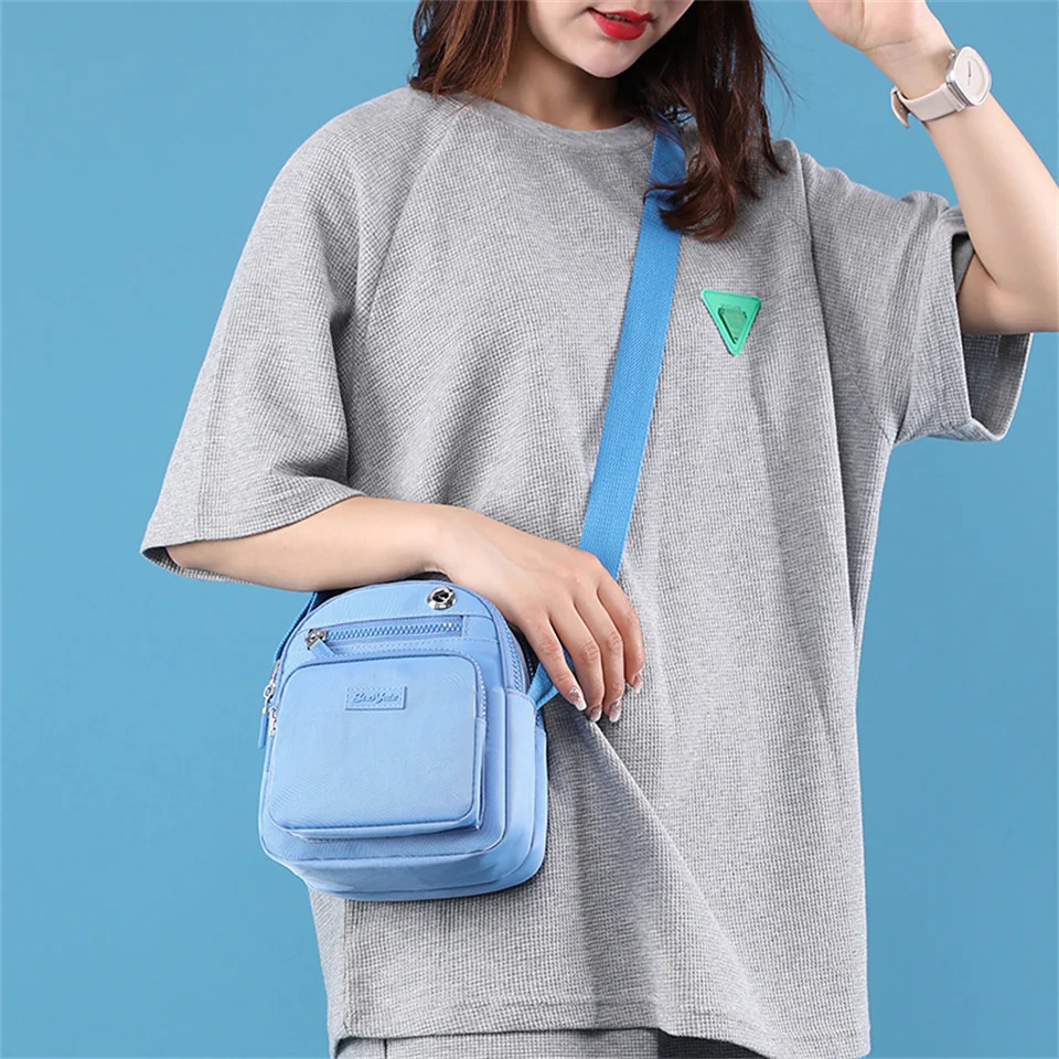 Women Fashion Nylon Crossbody Bag Handbags Female Travel Top Handle Tote Crossbody Bags Shoulder Bag