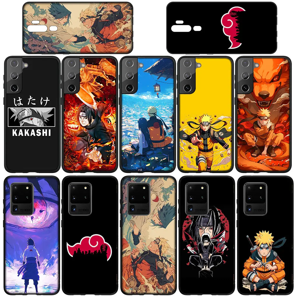 Itachis Uchihas Sasukes Akatsukis Cover for Samsung Galaxy S21 S20 Fe S23 S22 Ultra S8 Plus A25 A12 A13 A21S A73 + Phone Case