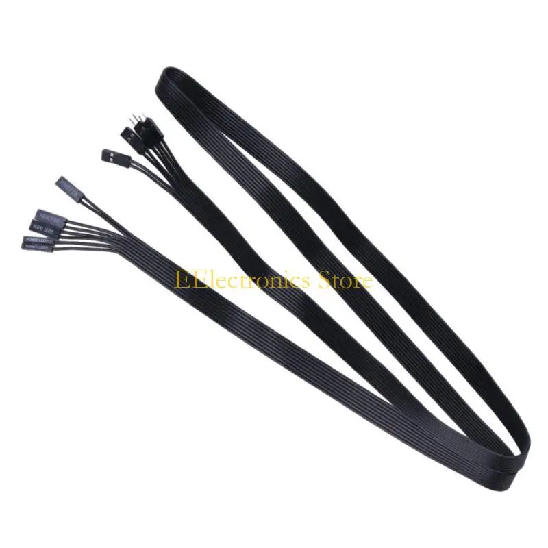 Фото B03C Удлинительный кабель Power SW для переключателя материнской платы HDD LED/PLED/Reset SW Line 100CM №3