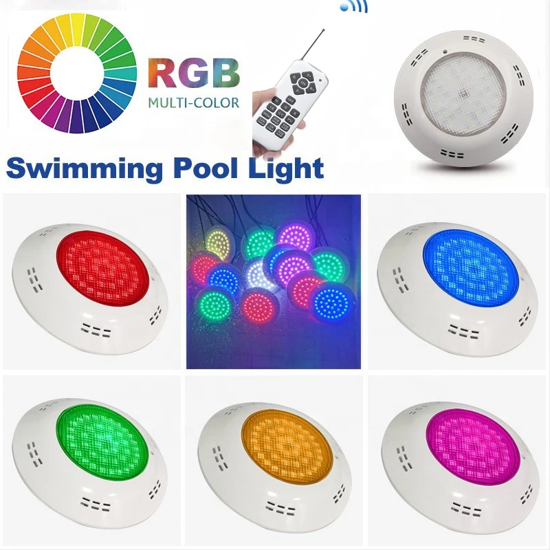 Фото Luces De La Piscina PAR56 Светодиодные подводные лампы с изменением цвета 12 В Водонепроницаемые IP68 Настенные RGB светильники для бассейна УФ-анти-лампы для ПК №4