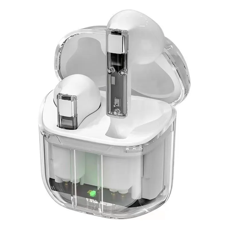 

2023 Bluetooth Headset True Wireless Earbuds Music Earphone With Mic Compatible Stereo Bass Running Clear Color Free shipping