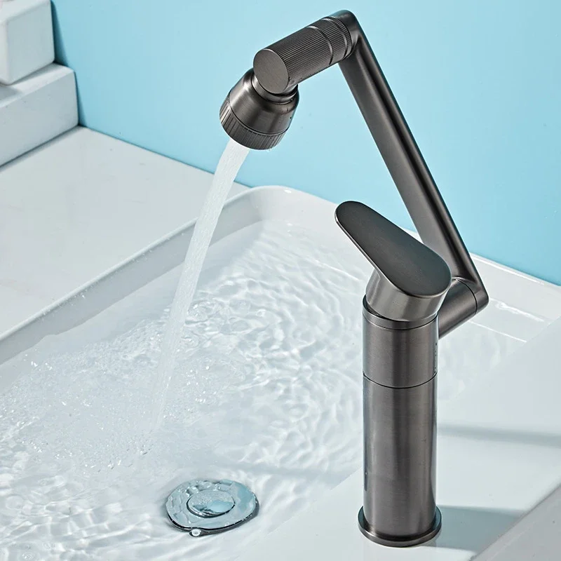 Смеситель для раковины из нержавеющей стали с механическим рычагом