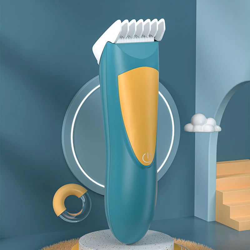 

Baby Silent Hair Clipper Children Electric Clipper Household Razor Lightweight Newborn Barber Tools with 3 Replacement Blade