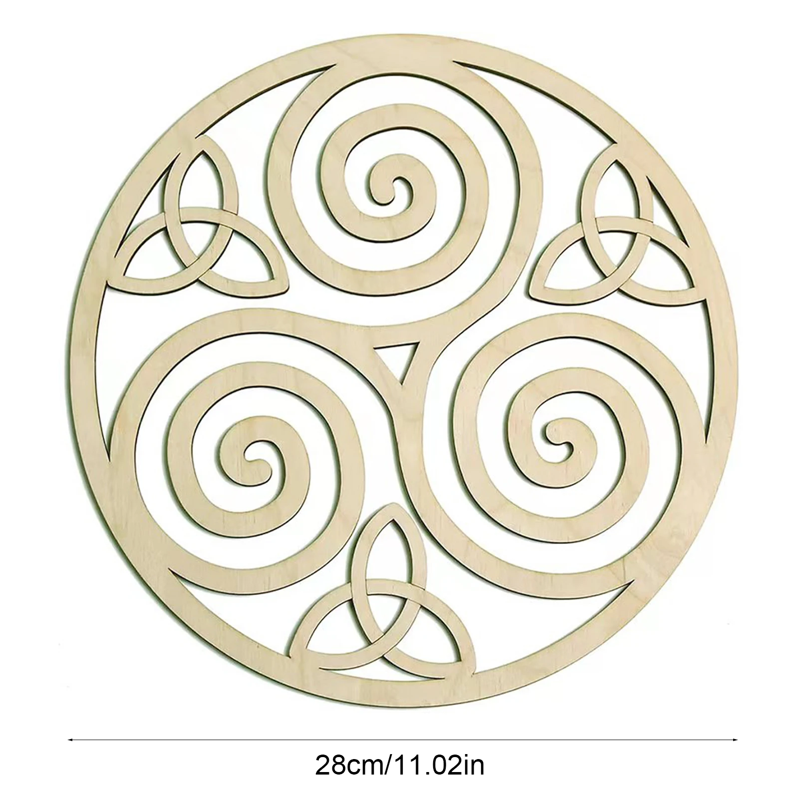 Кельтский искусство Triskele узел деревянная стена ирландские символы кельтский