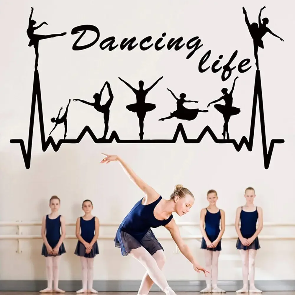 Настенные Стикеры &quotТанцующая жизнь&quot домашний декор для гостиной балерины