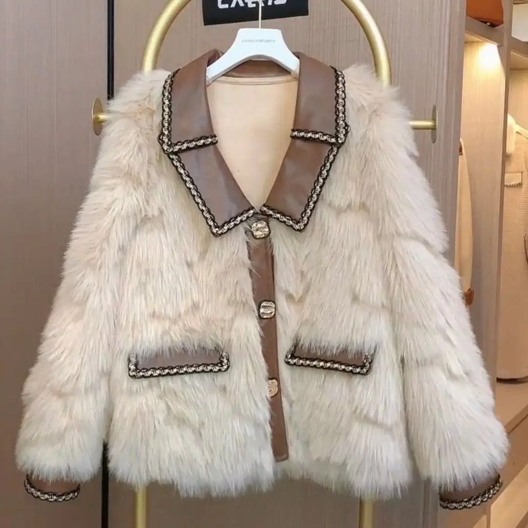 

Fur Coat Women's Thick Winter New Fashion Plush Jacket Women's Clothing